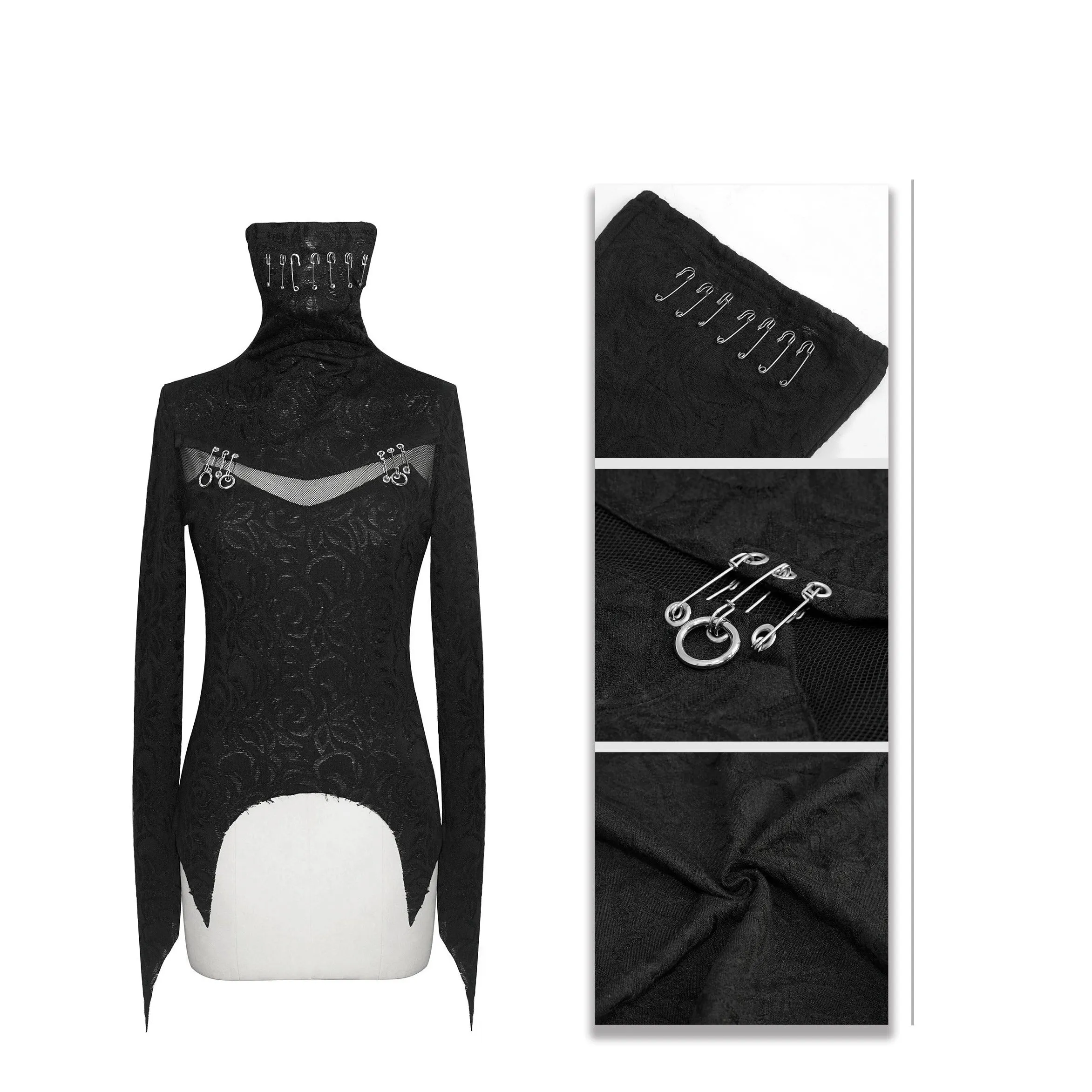 ' A Funeral in Spring' Punk Turtleneck