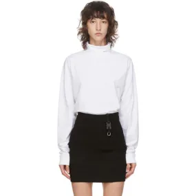 1017 ALYX 9SM White Visual Logo Roll Turtleneck