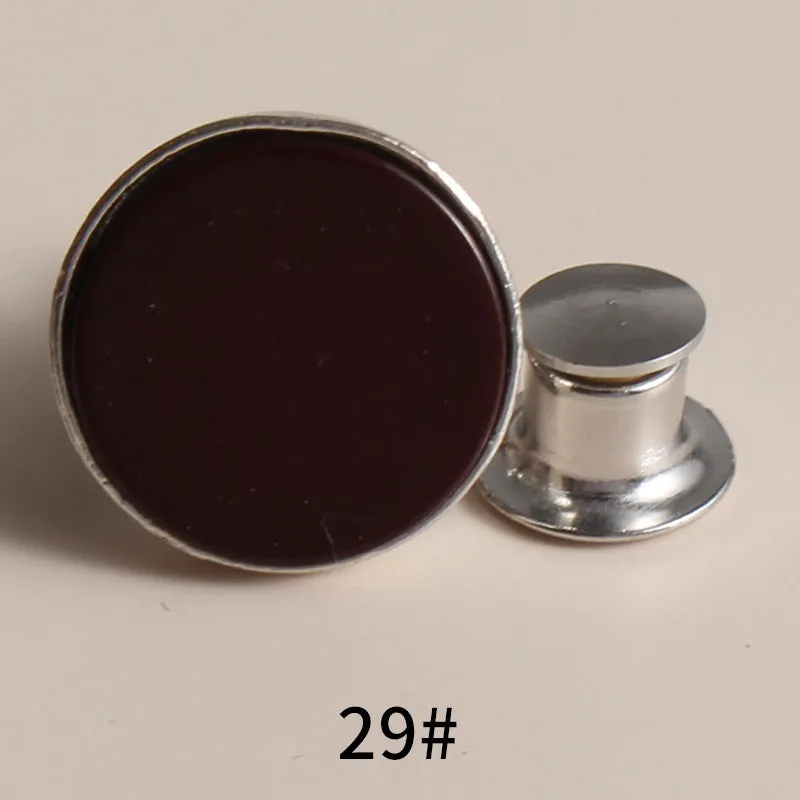 20 Sets Adjustable Jean Button Pins Metal Clips Snap Tack No Sew Instant Button Pins For Adult And Kids