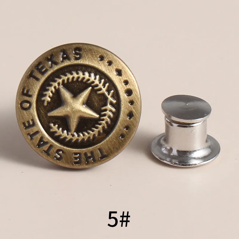 20 Sets Adjustable Jean Button Pins Metal Clips Snap Tack No Sew Instant Button Pins For Adult And Kids