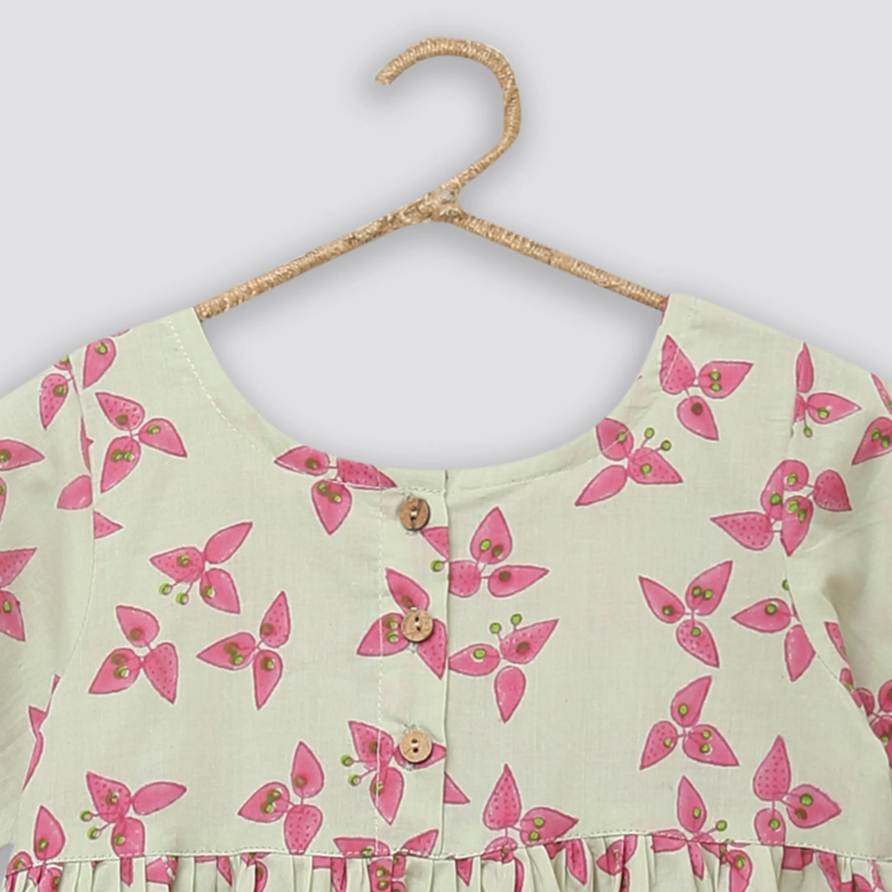 A Cluster of Bougainvillea' - Casual Dress