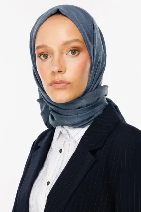 Anthracite Bamboo Jacquard Hijab