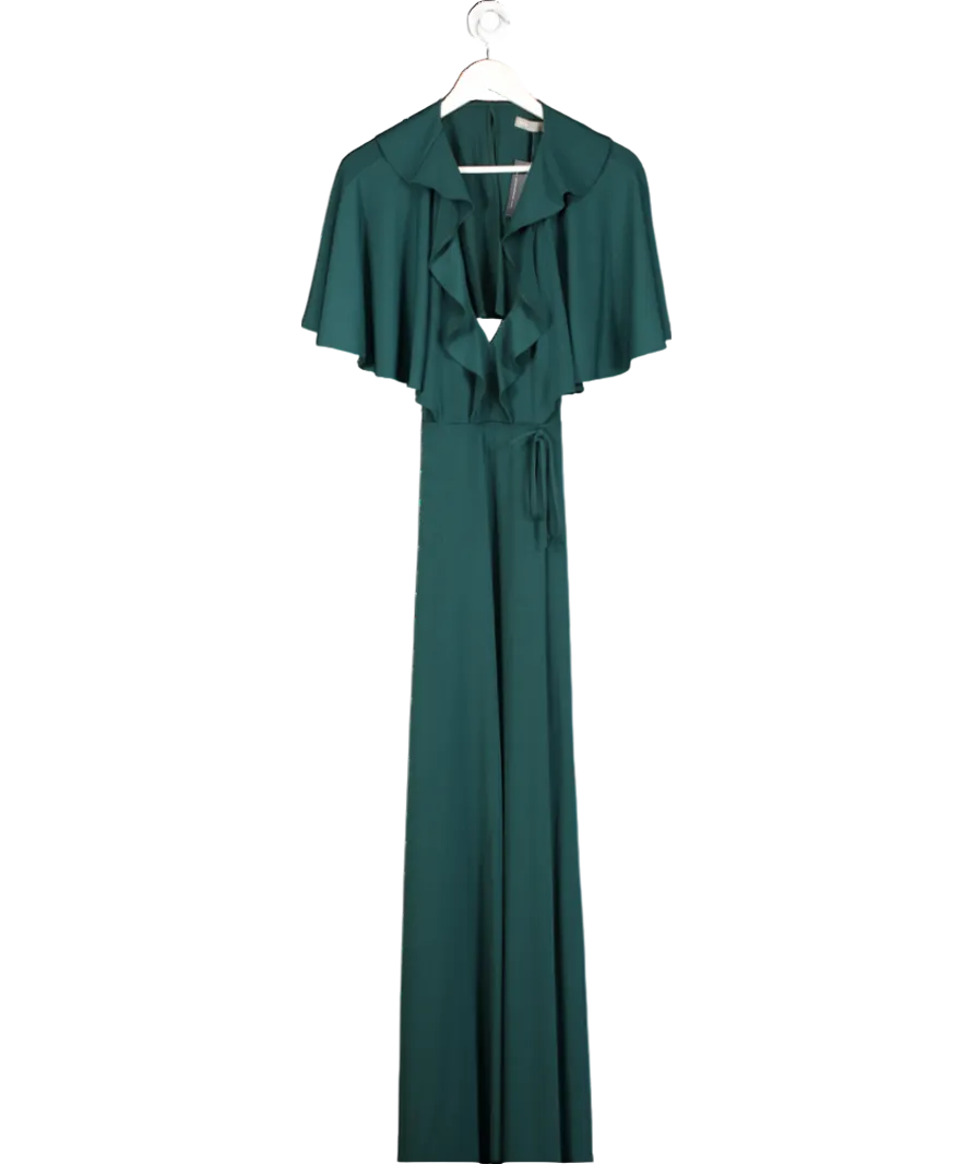 ASOS Green Backless Maxi Dress UK 8