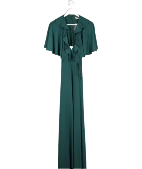 ASOS Green Backless Maxi Dress UK 8