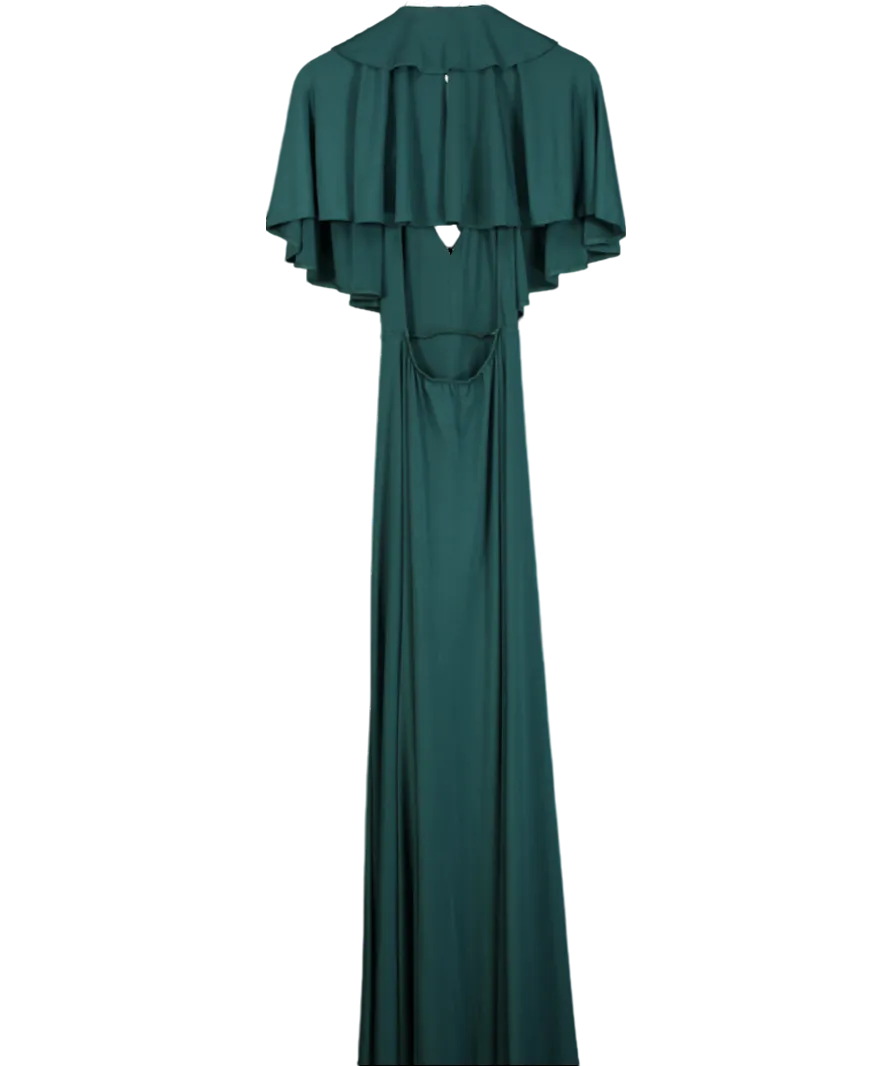 ASOS Green Backless Maxi Dress UK 8