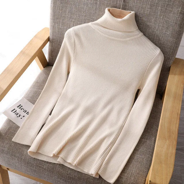 Basic Women's Turtleneck Sweaters