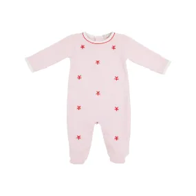 Beaufort Bonnet Rock Me Romper in Palm Beach Pink