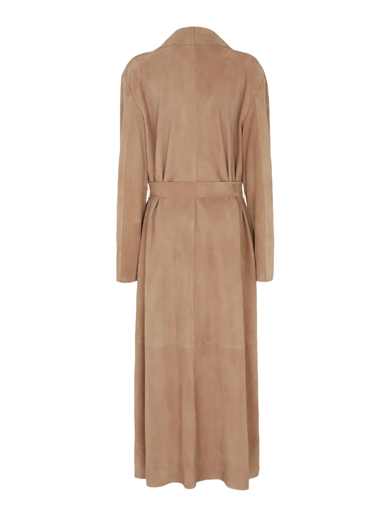 BROWN SUEDE OVERCOAT