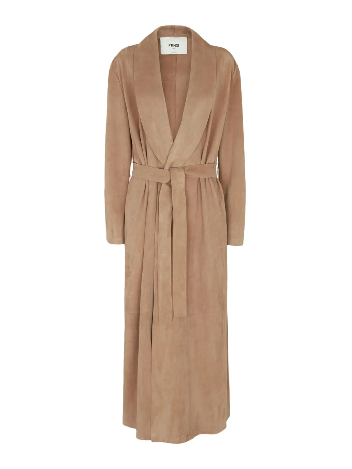 BROWN SUEDE OVERCOAT