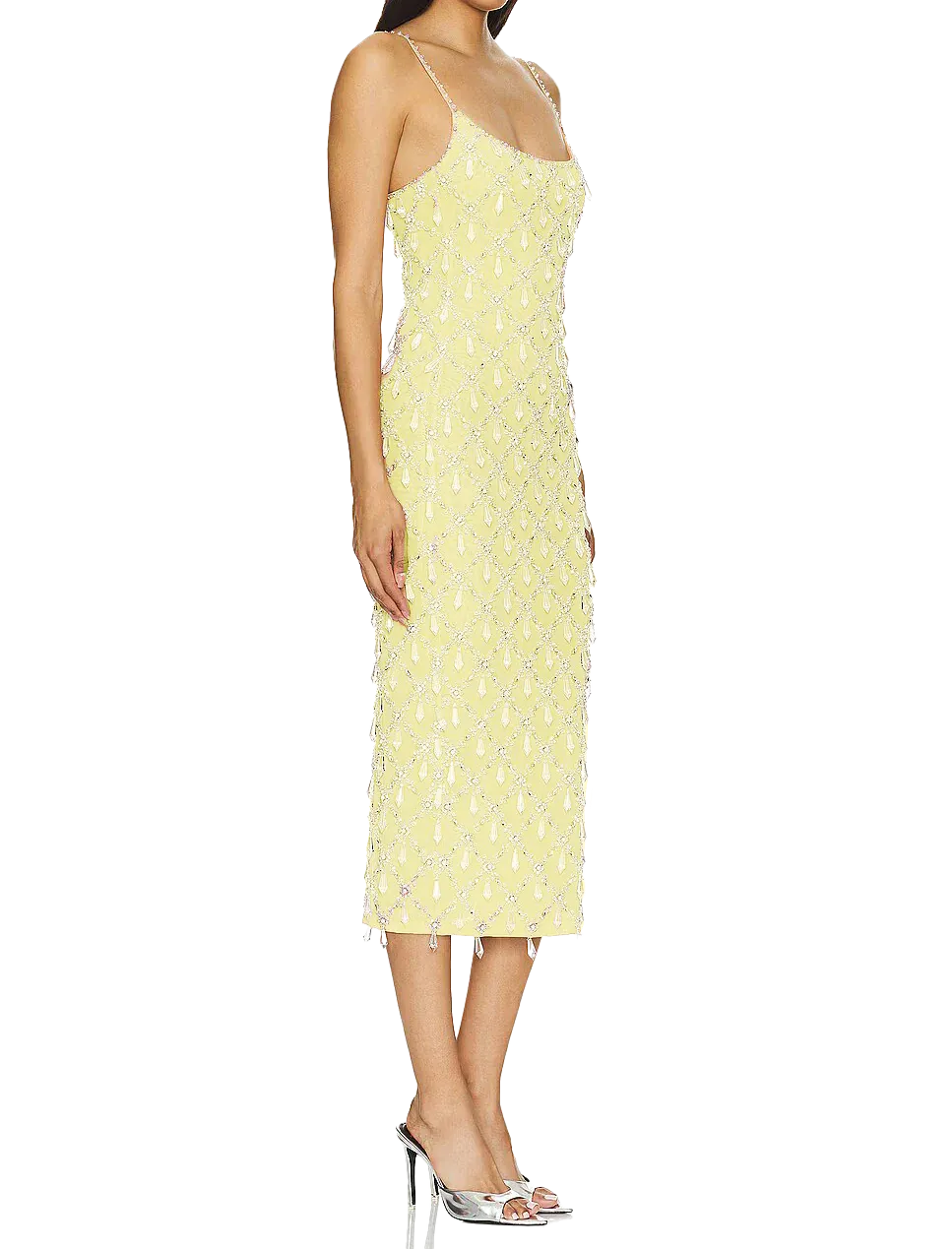 Calliope Luxury Crystal Maxi Party Dress