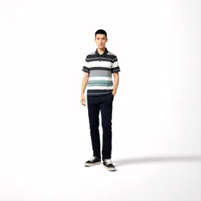 camel active Men Chino Trousers in 208 Loose Fit with 5 Pockets in Navy Blue Corduroy 9-208SS25CDB528