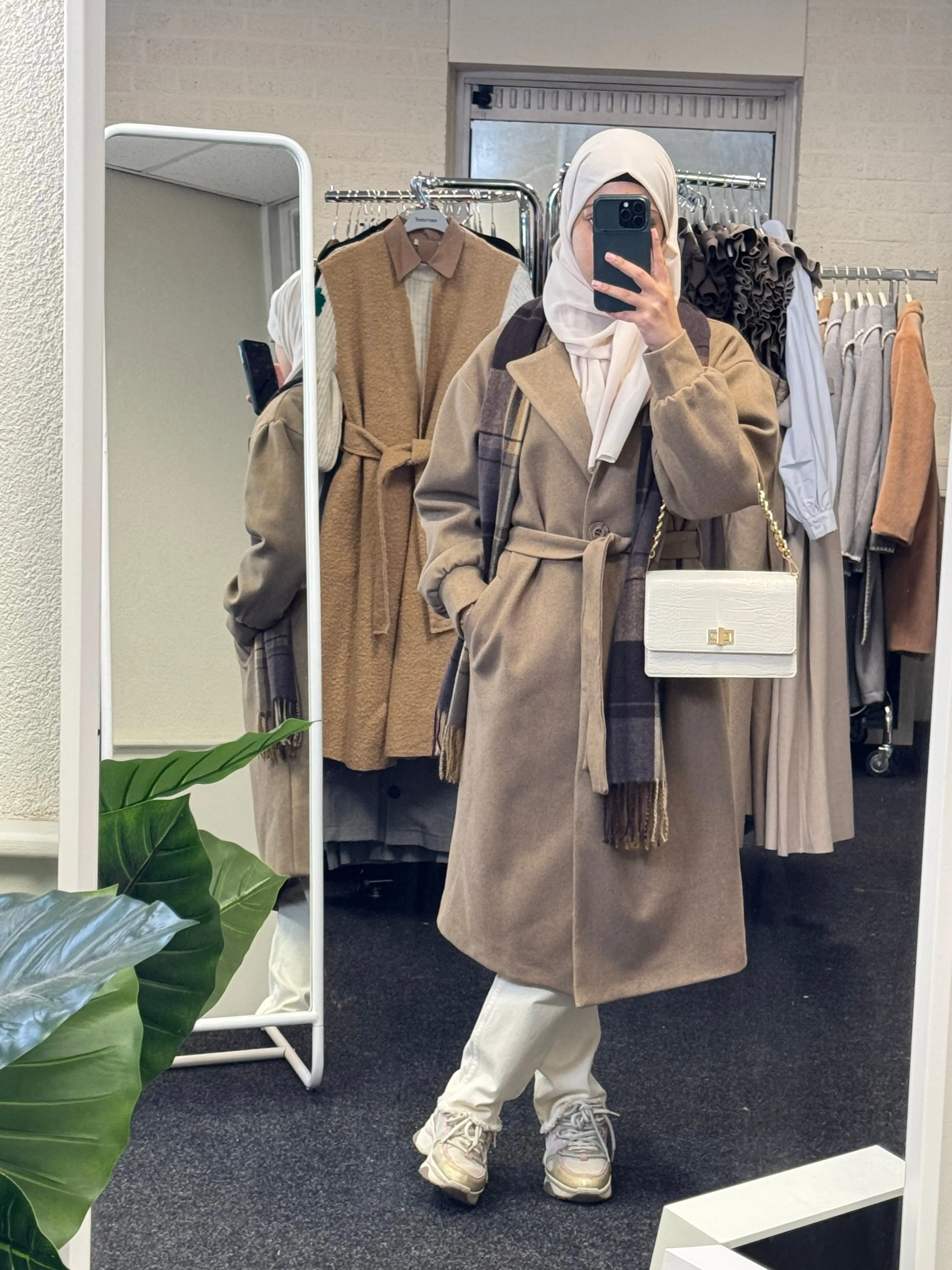 Classic Belted Overcoat