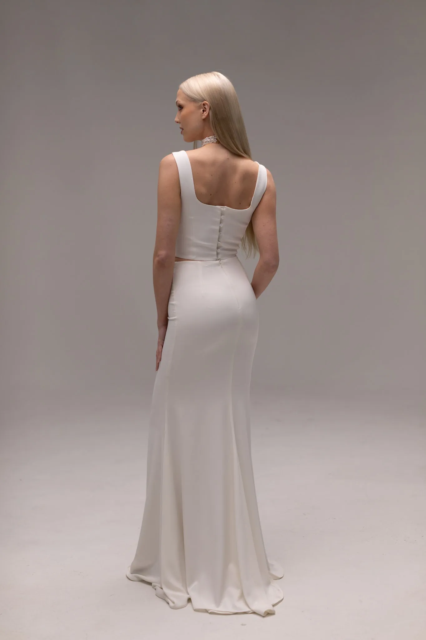 Céleste Crepe Maxi Skirt