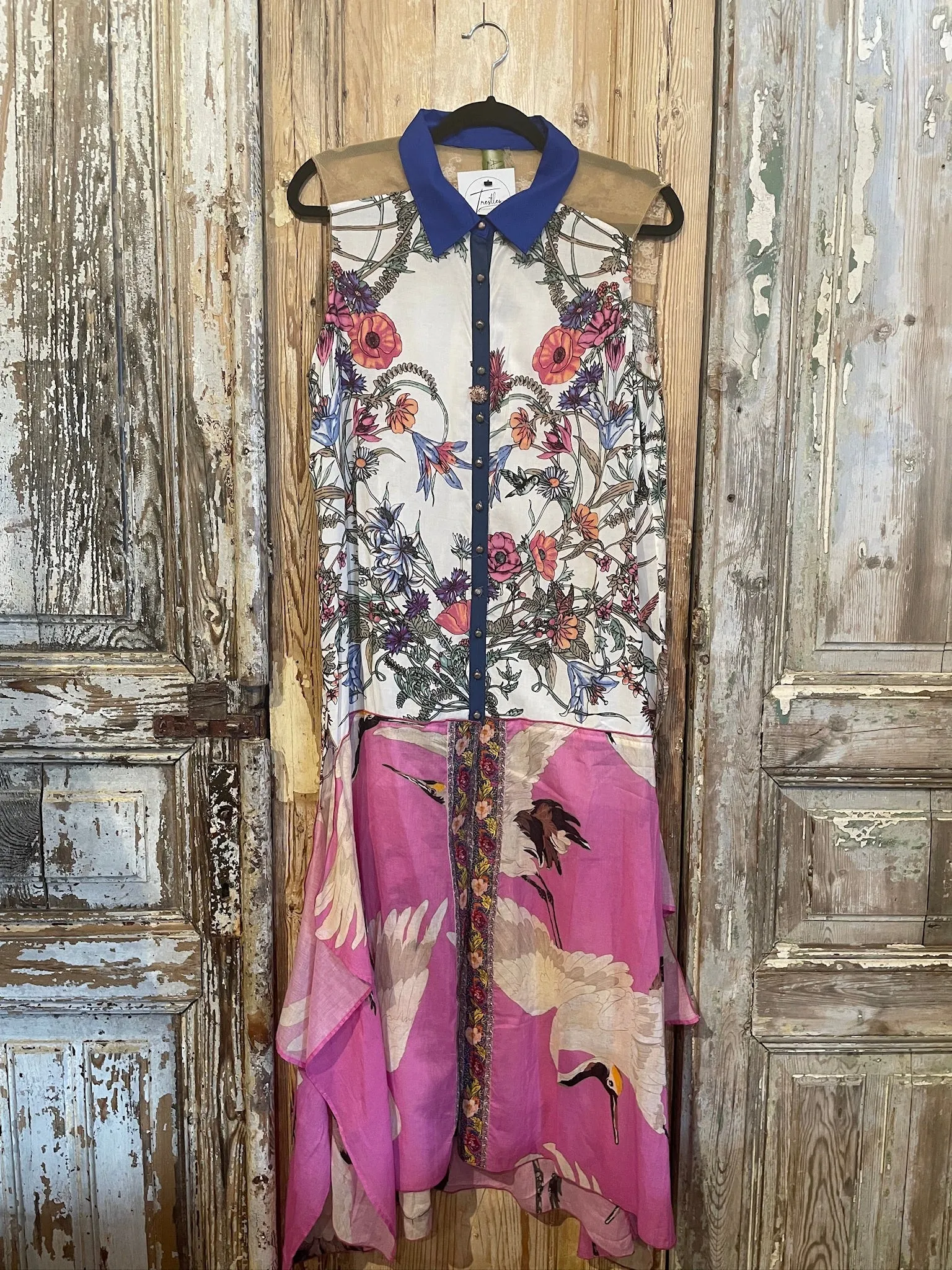 Crafted Bird Maxi Shirt