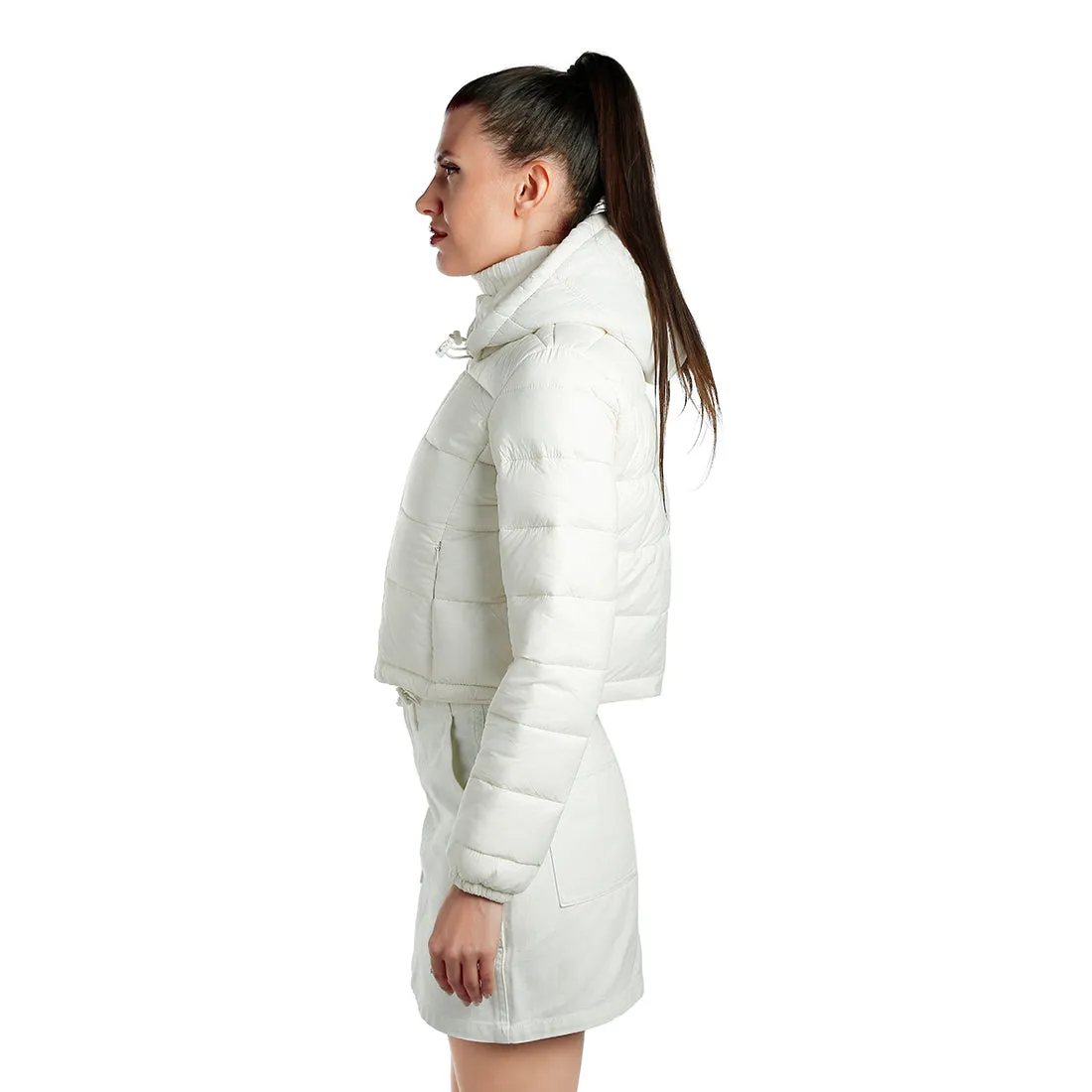 Cropped Hooded Jacket