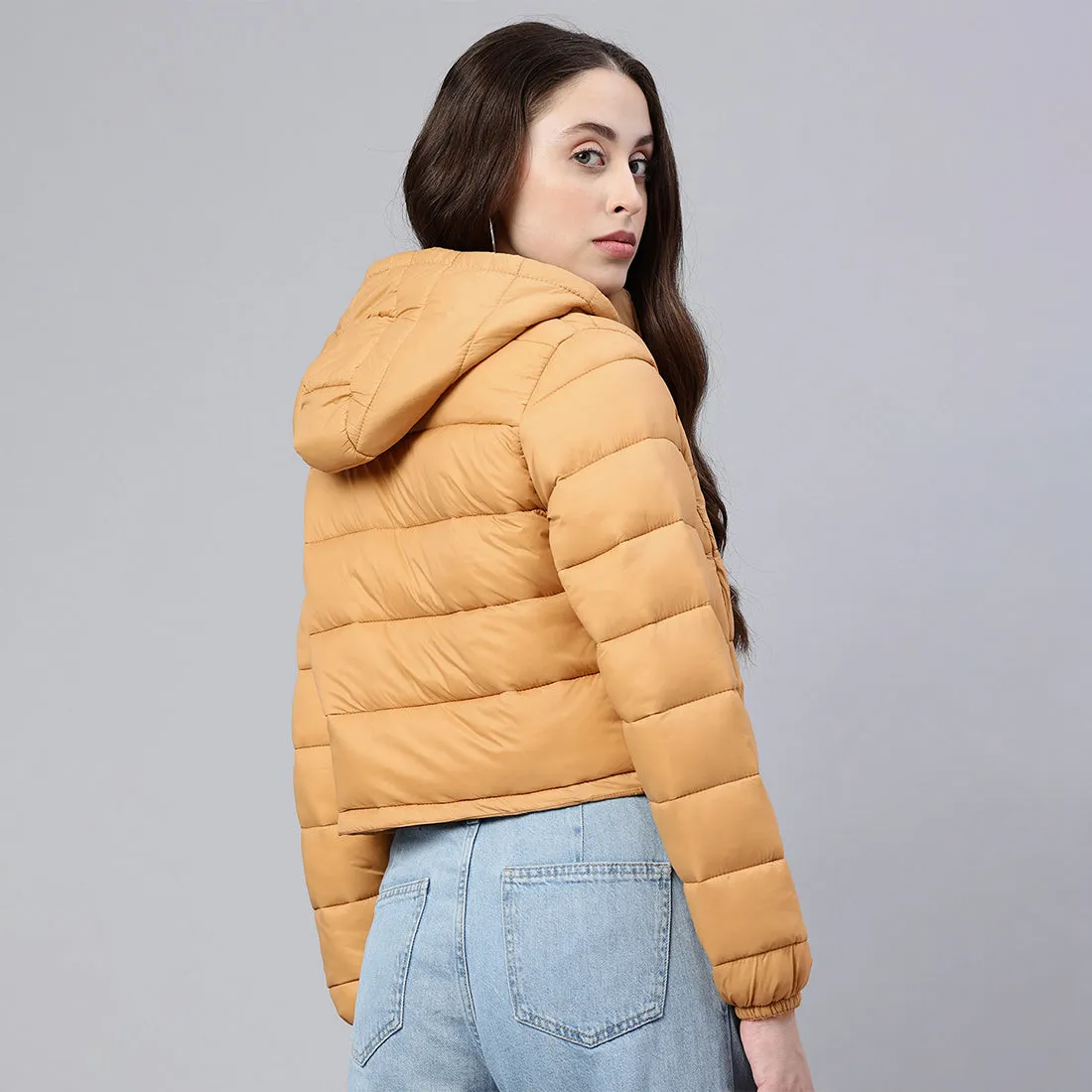 Cropped Hooded Jacket