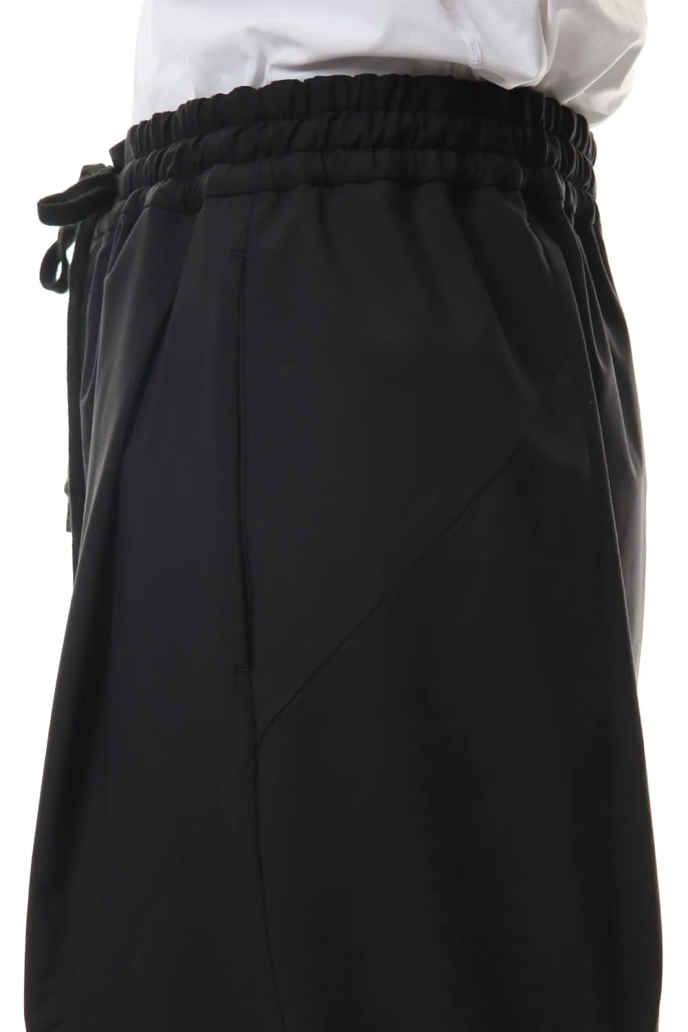 Cropped Pants 4way Stretch Virgin Wool