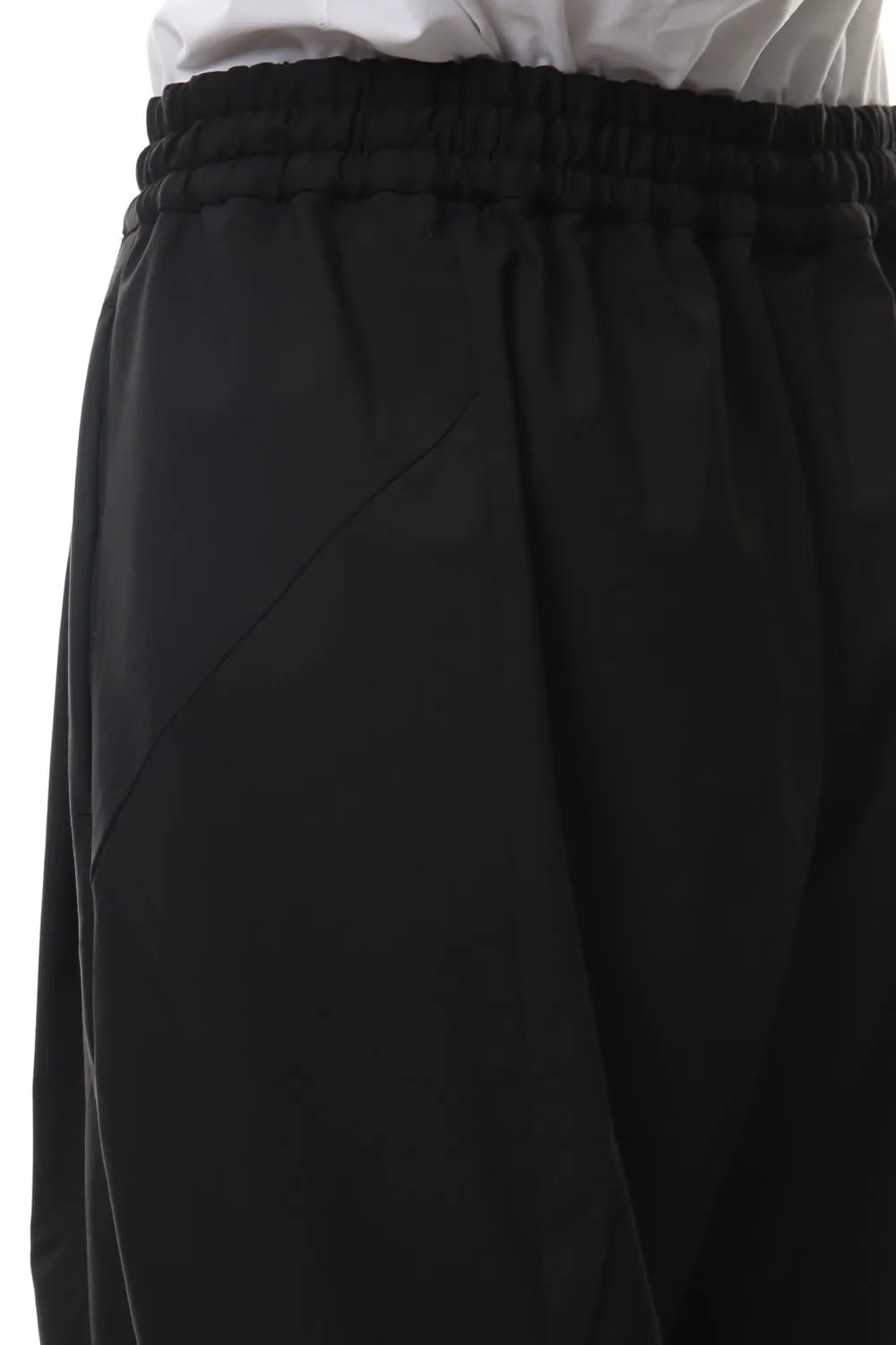 Cropped Pants 4way Stretch Virgin Wool
