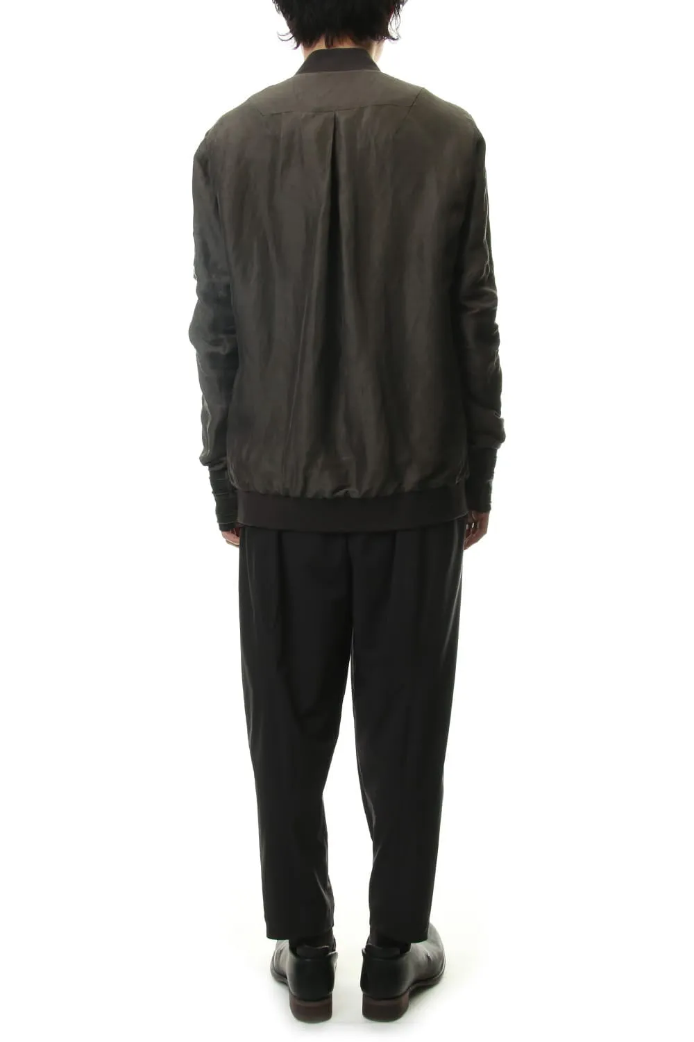 Cropped Pants 4way Stretch Virgin Wool