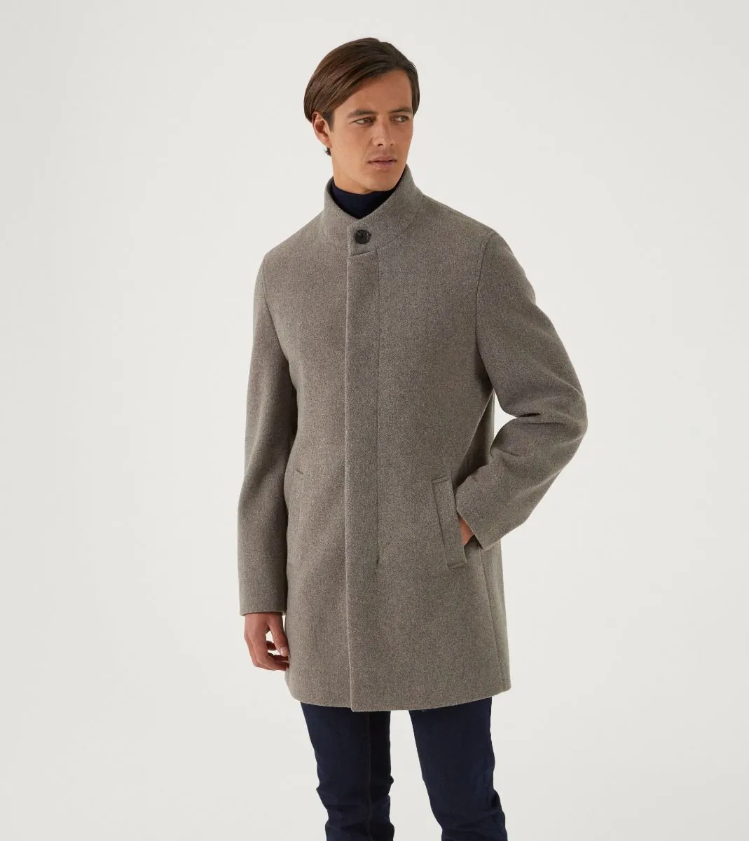 Faulkner Oat Overcoat