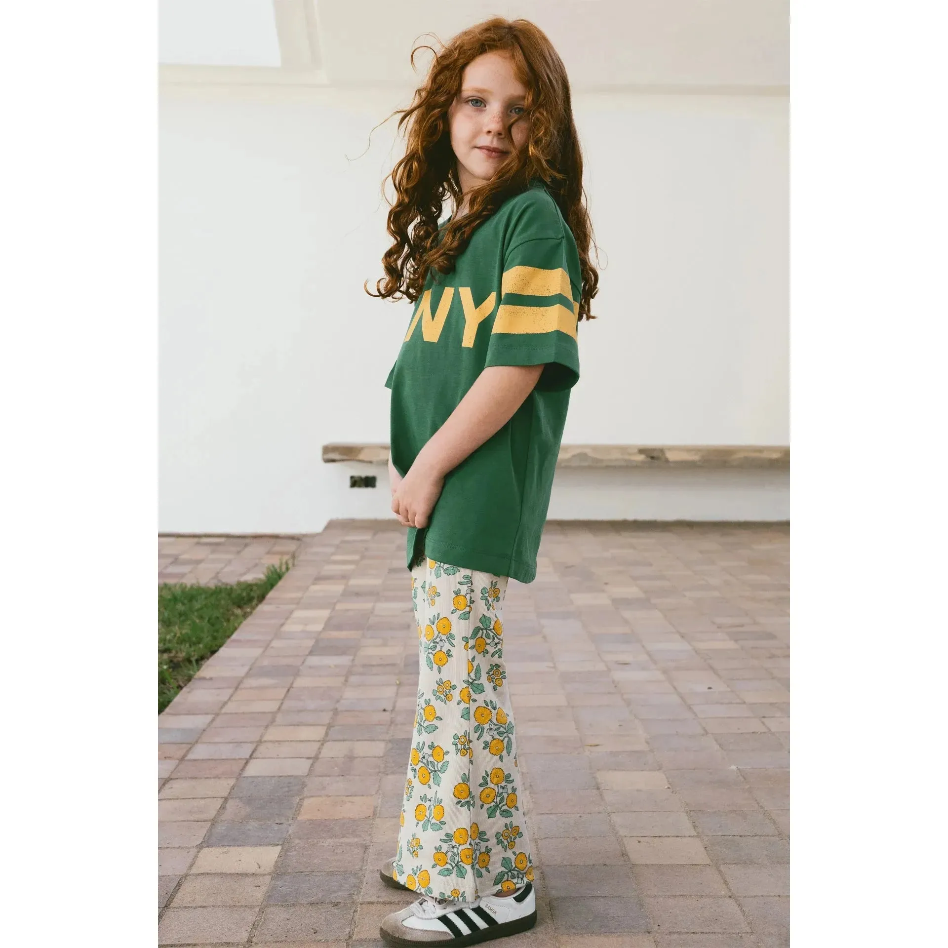 Flowers Rib Pant