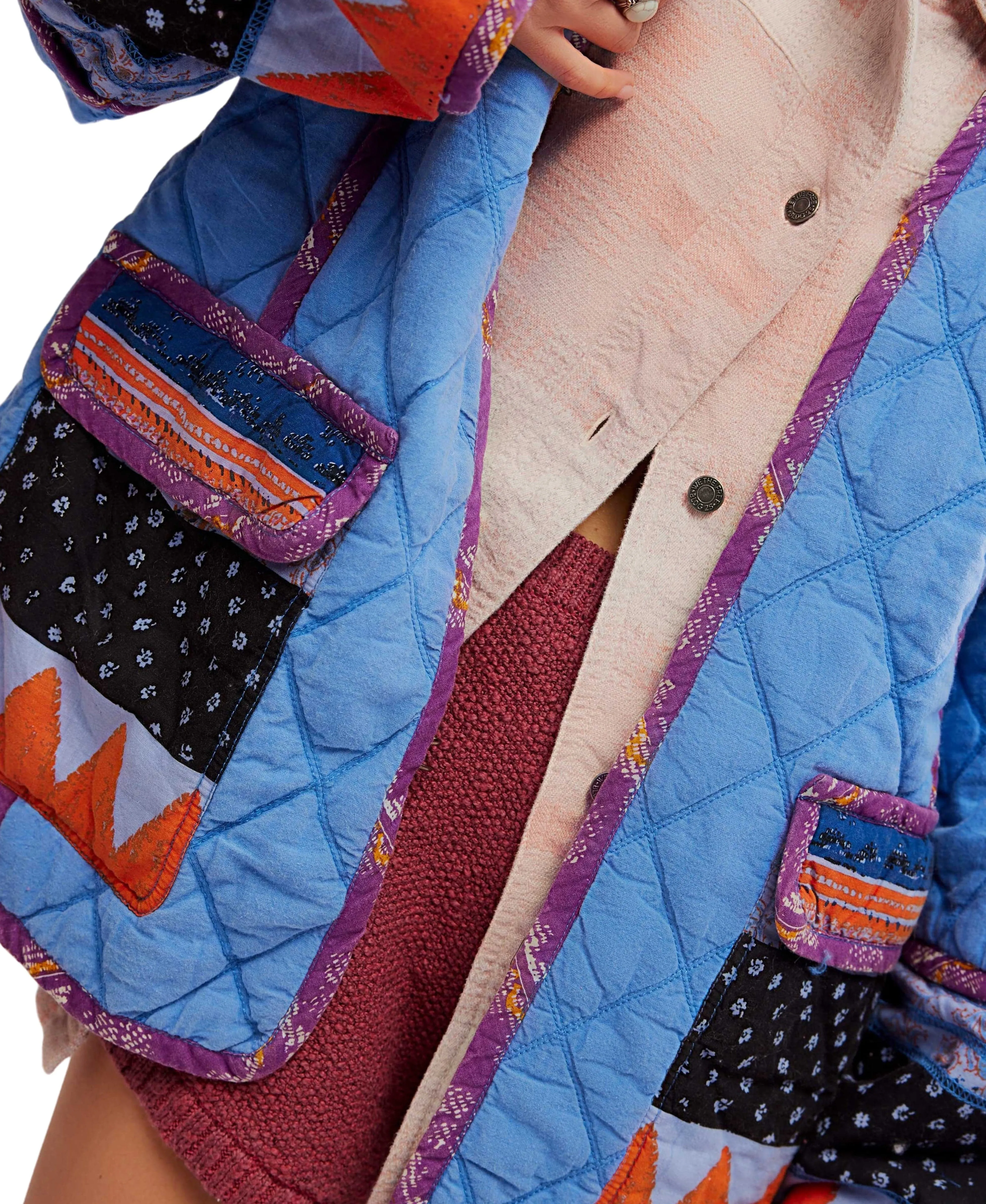 Free People Winnie Jacket In Blue