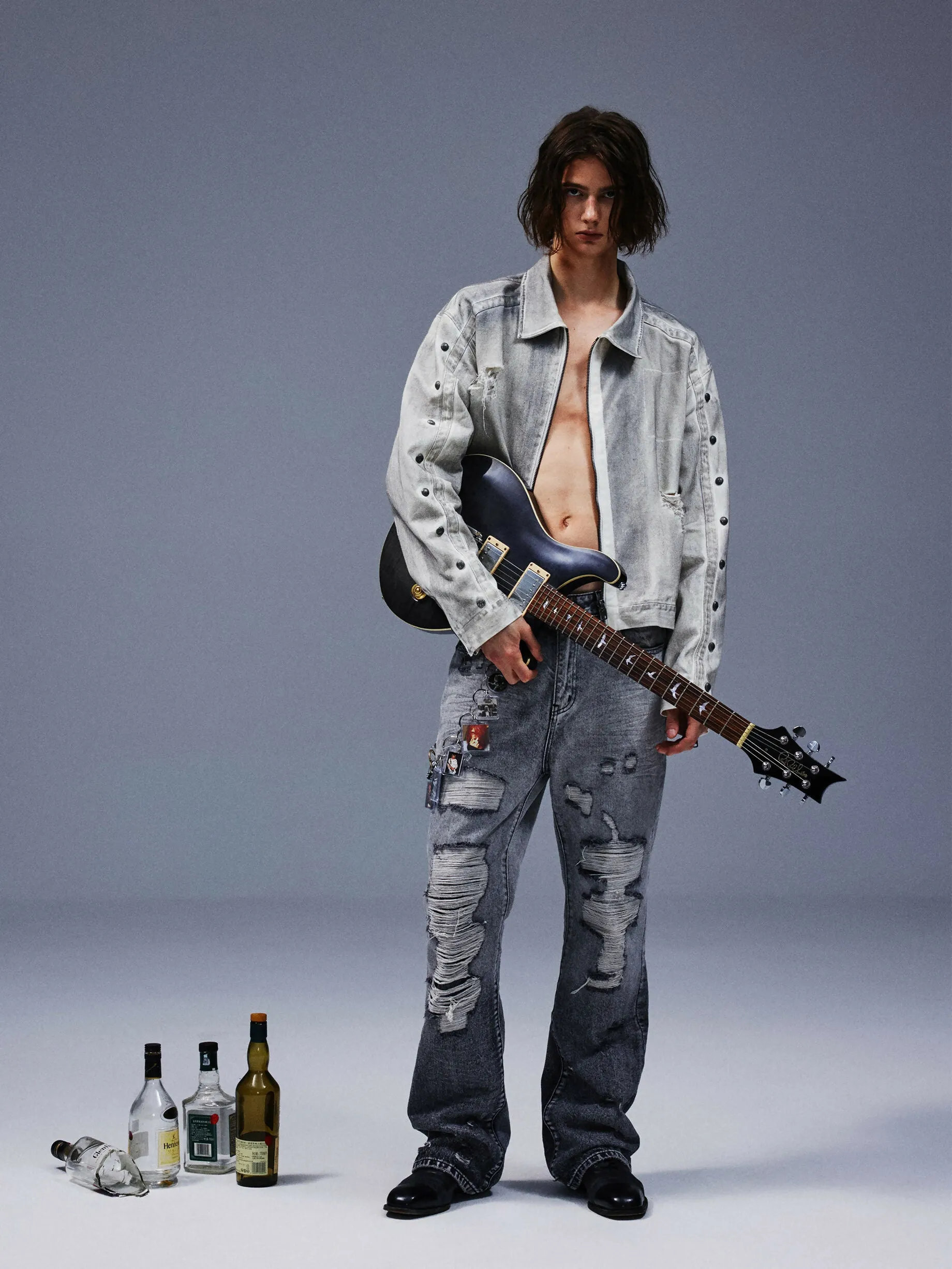 GESSO DENIM PANTS