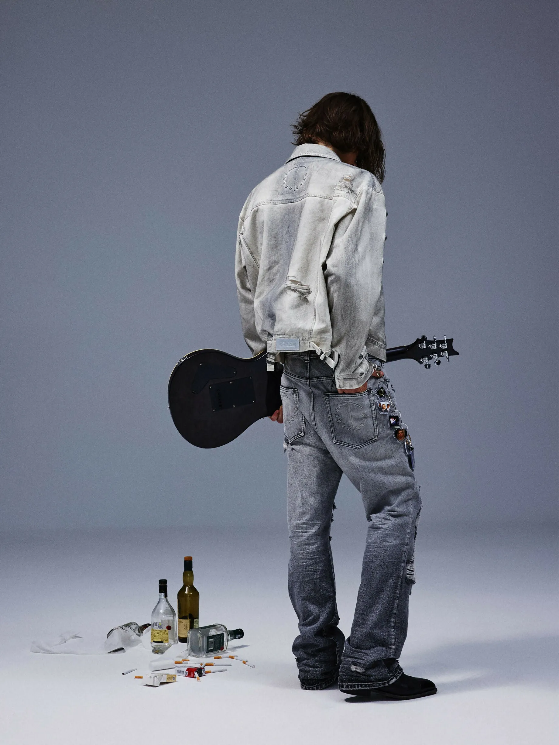 GESSO DENIM PANTS
