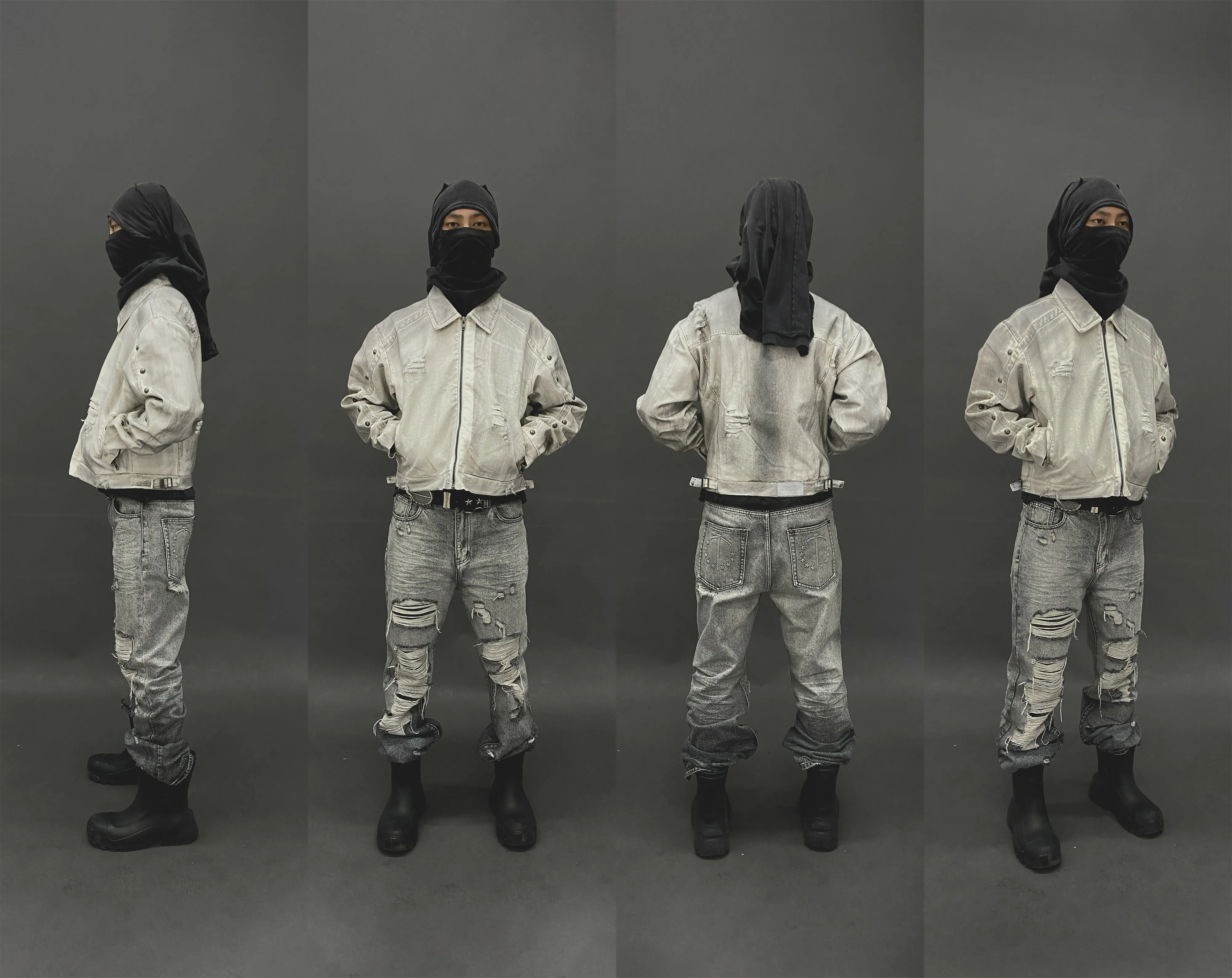 GESSO DENIM PANTS