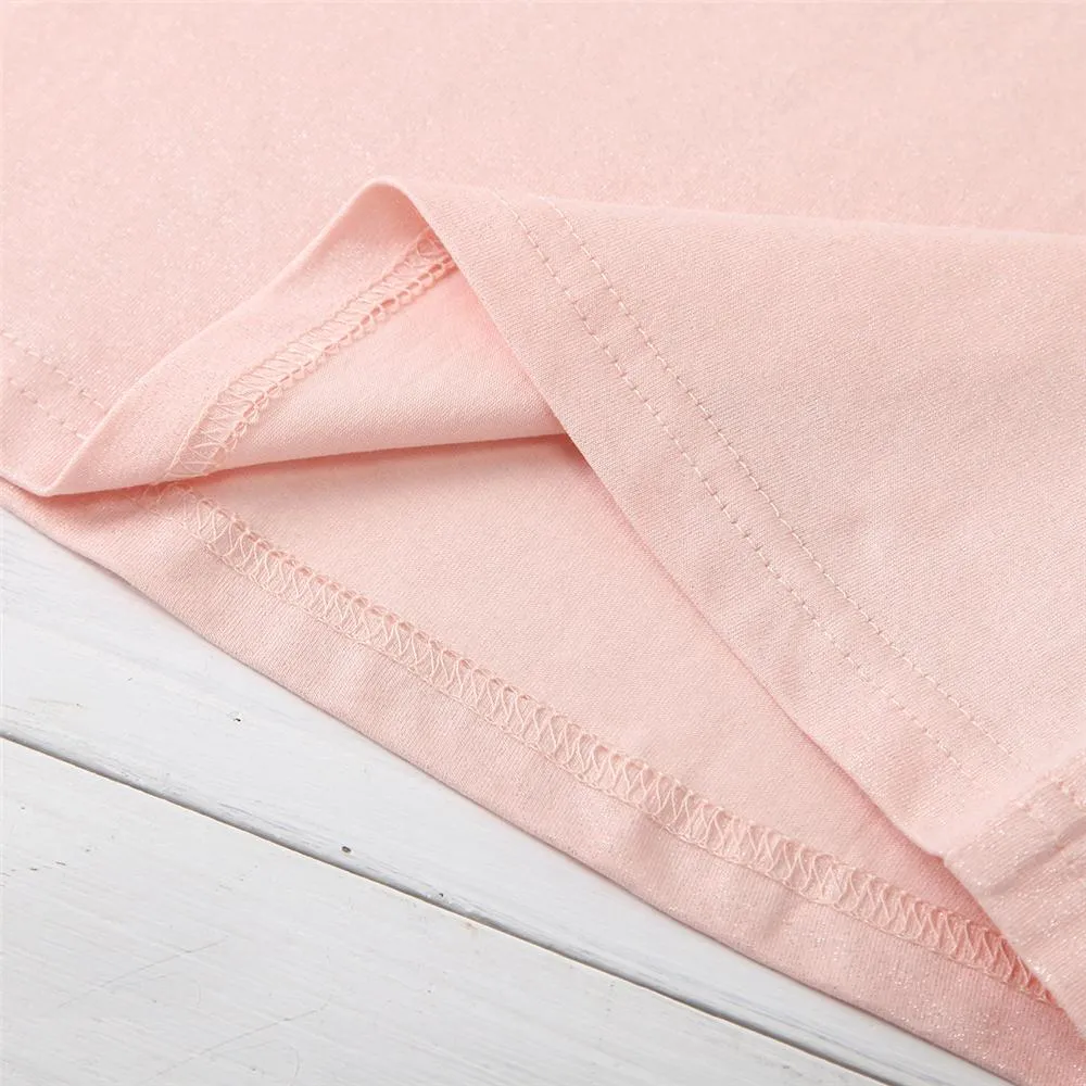 Girls Solid Long Sleeve Turtleneck Top & PU Skirt Kids Wholesale Clothing