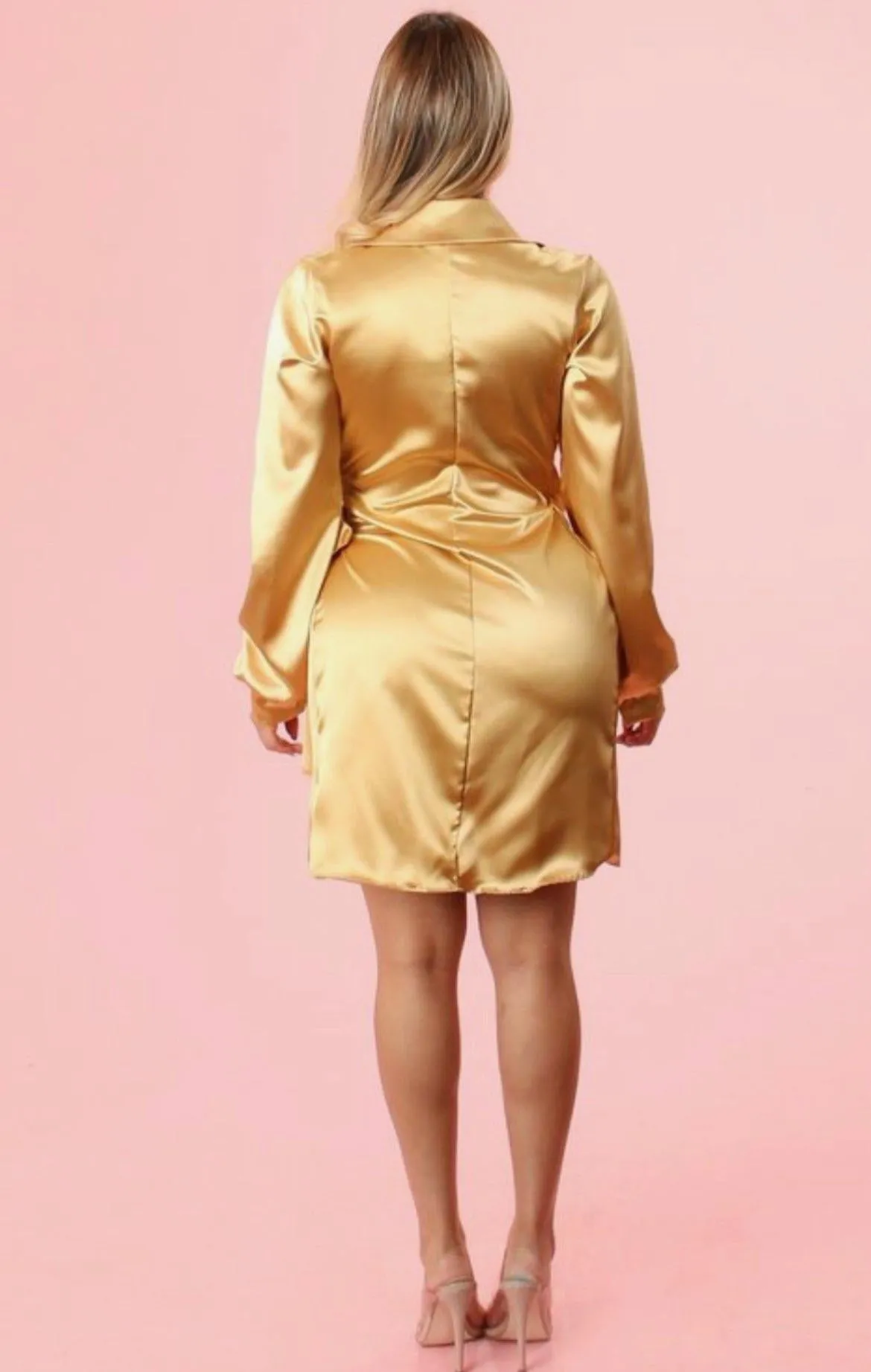 Gold Mini Dress