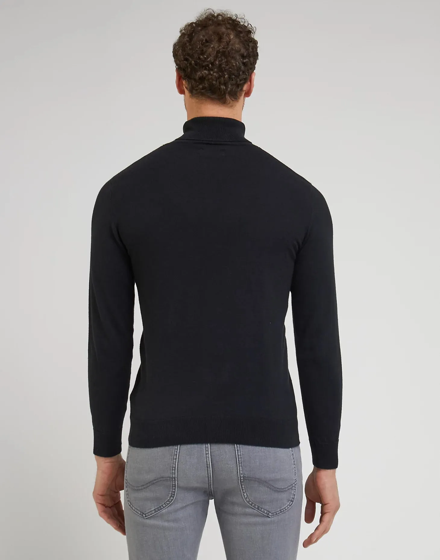 High Neck Knit In Black