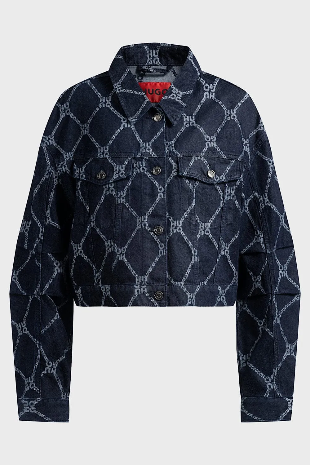 Hugo Boss Gisolia Cropped Μπουφάν Μπλε 50530300 412