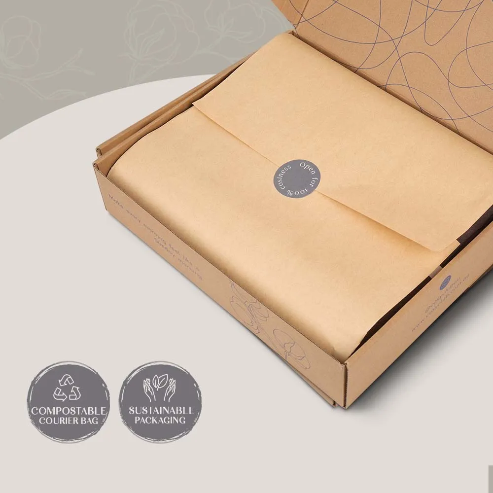 Hypoallergenic Cotton Bed Sheets Set, Single - Cosy Club