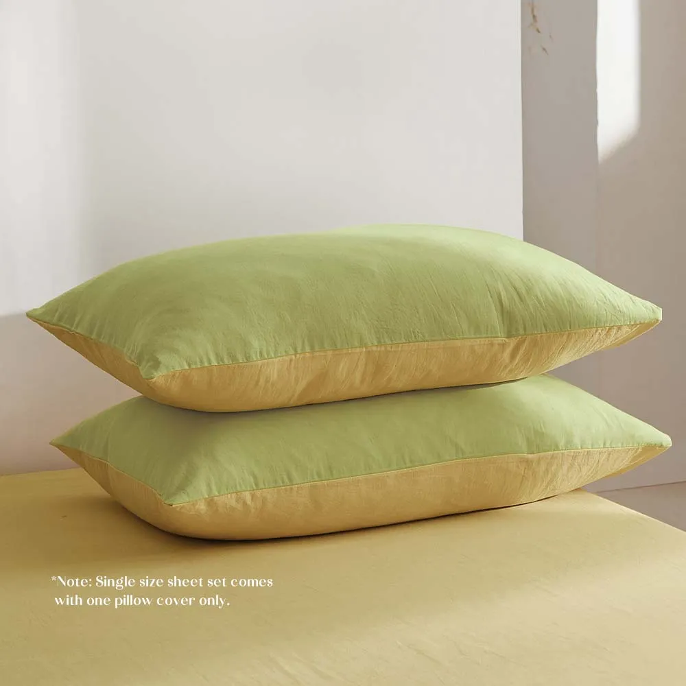 Hypoallergenic Cotton Bed Sheets Set, Single - Cosy Club