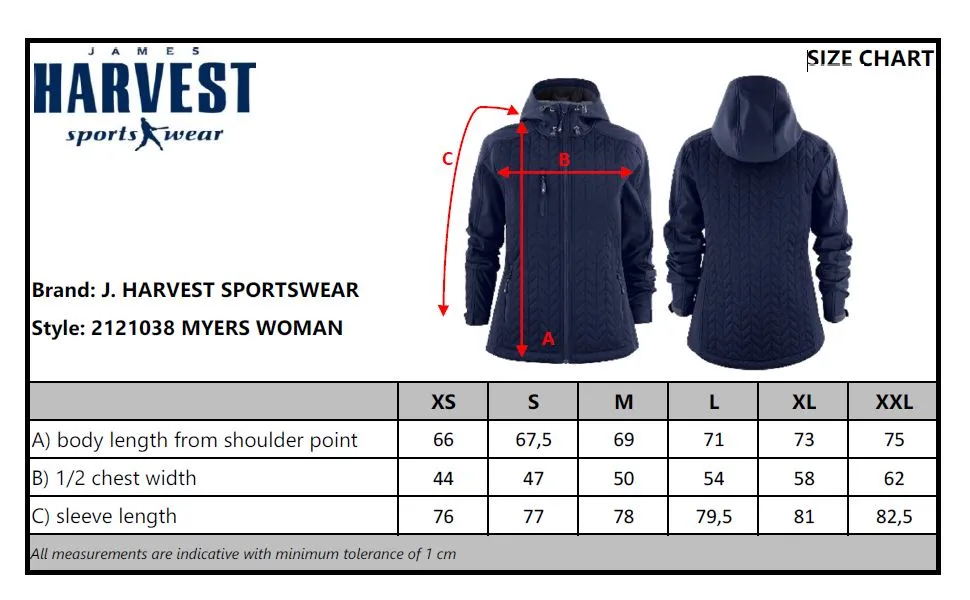 James Harvest Myers Ladies Softshell Jacket | Hybrid Quilted Jacket | 3 Colours | XS-2XL