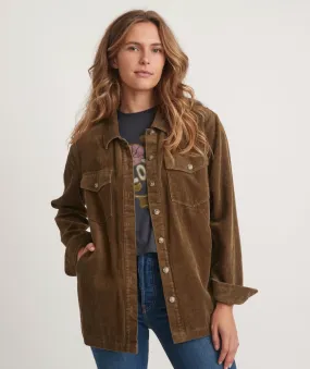 Jemma Overshirt - Military Olive
