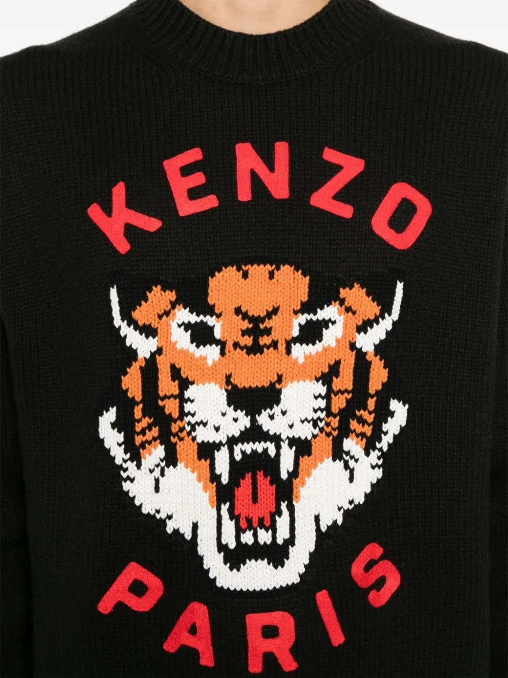 KENZO Lucky Tiger Wool-Blend Sweater