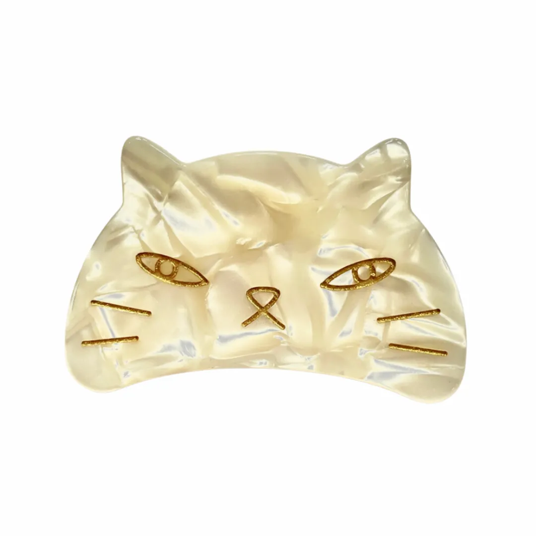 Kitty Cat Hair Claw Clip