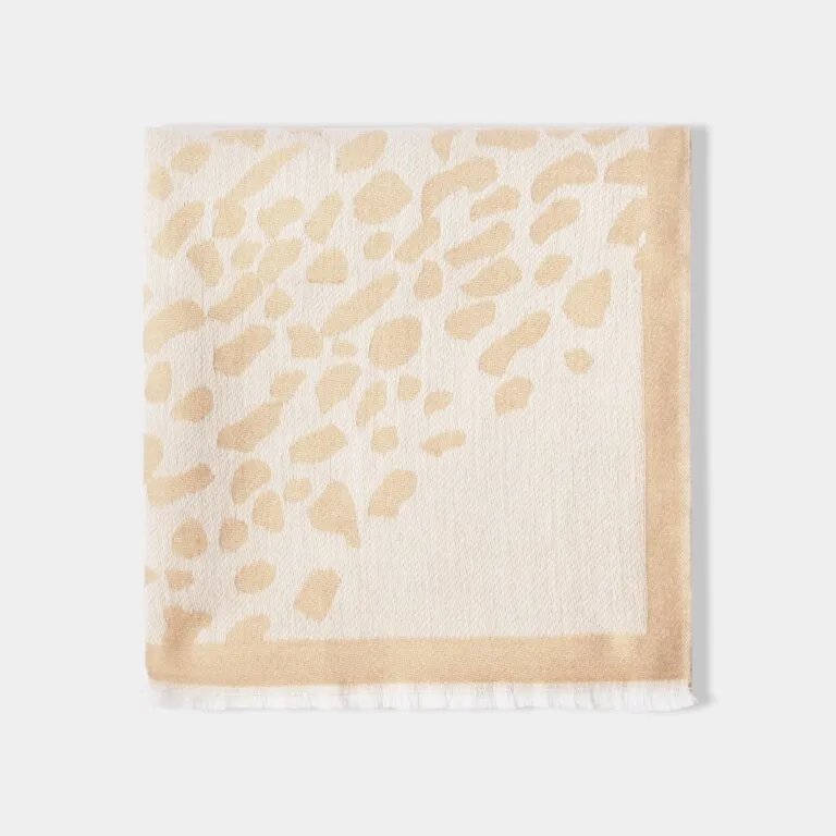 KL Printed Blanket Scarf | Large Dalmation
