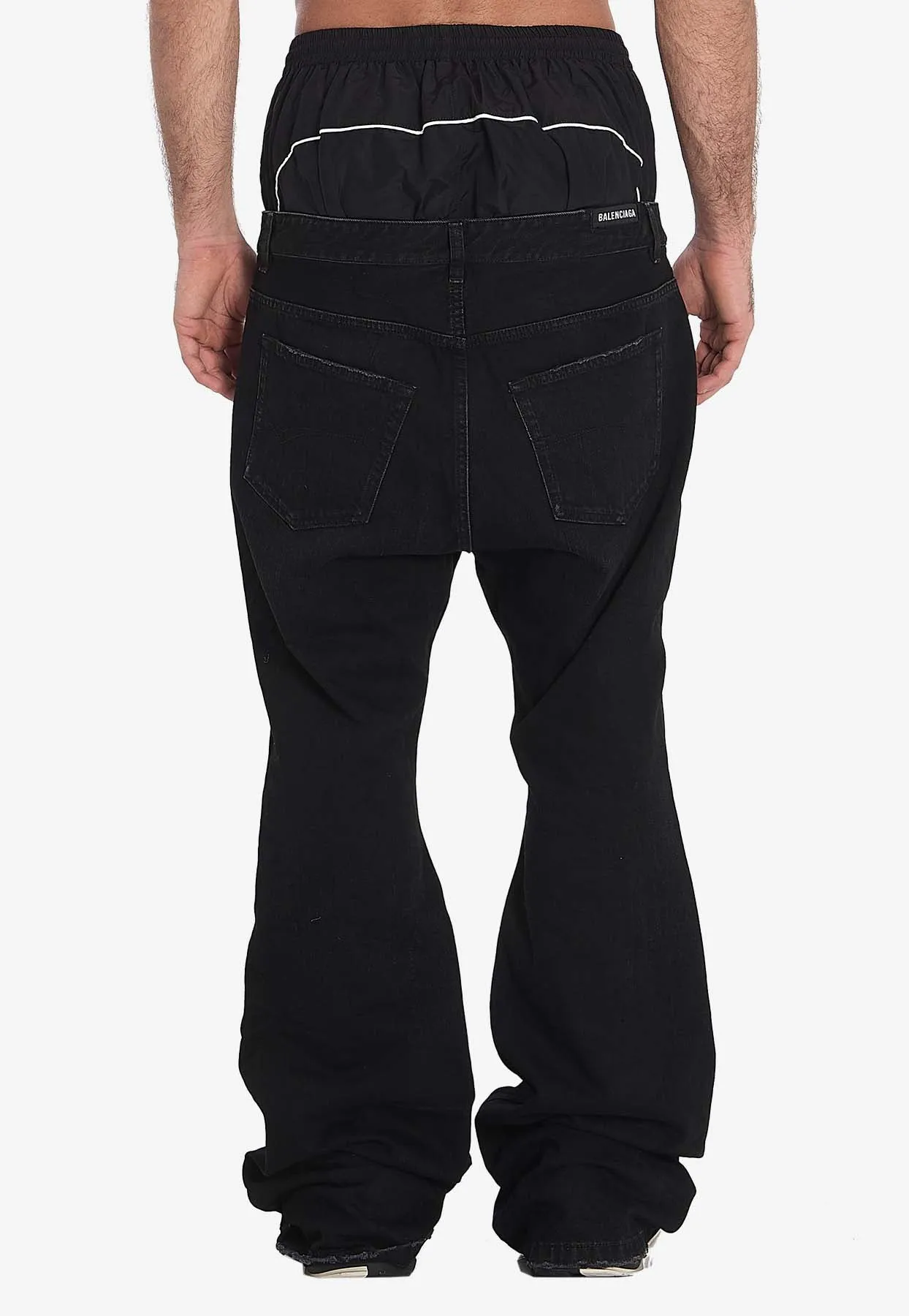 Layered Flared Jeans