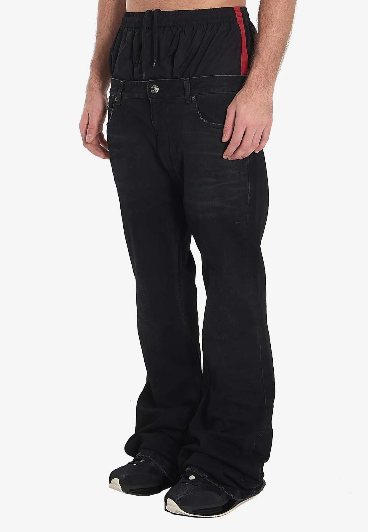 Layered Flared Jeans