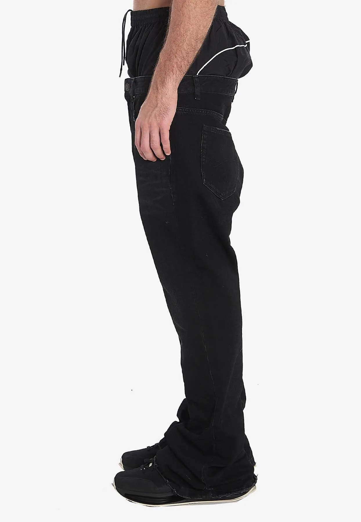 Layered Flared Jeans