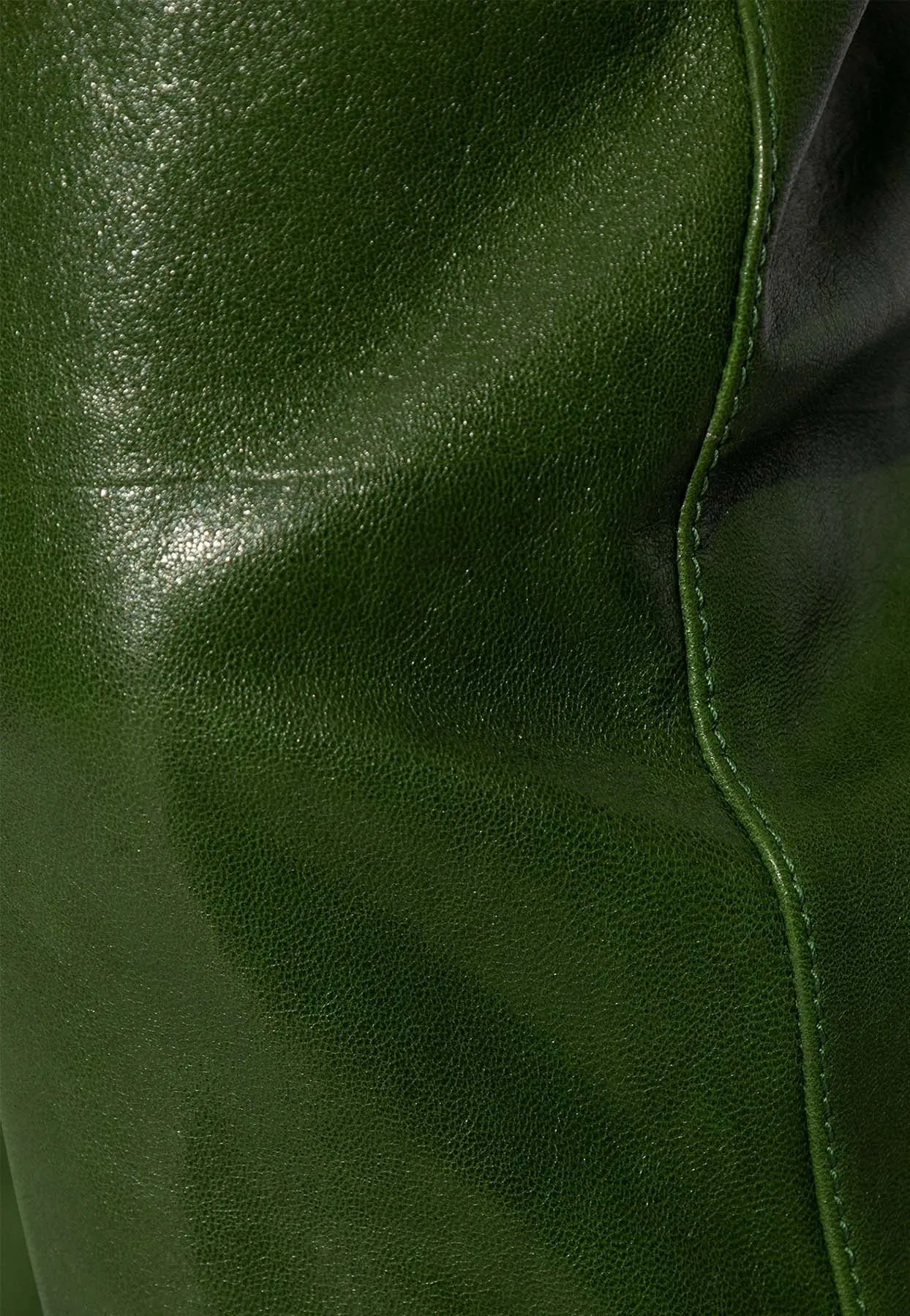 Leather Cropped Pants