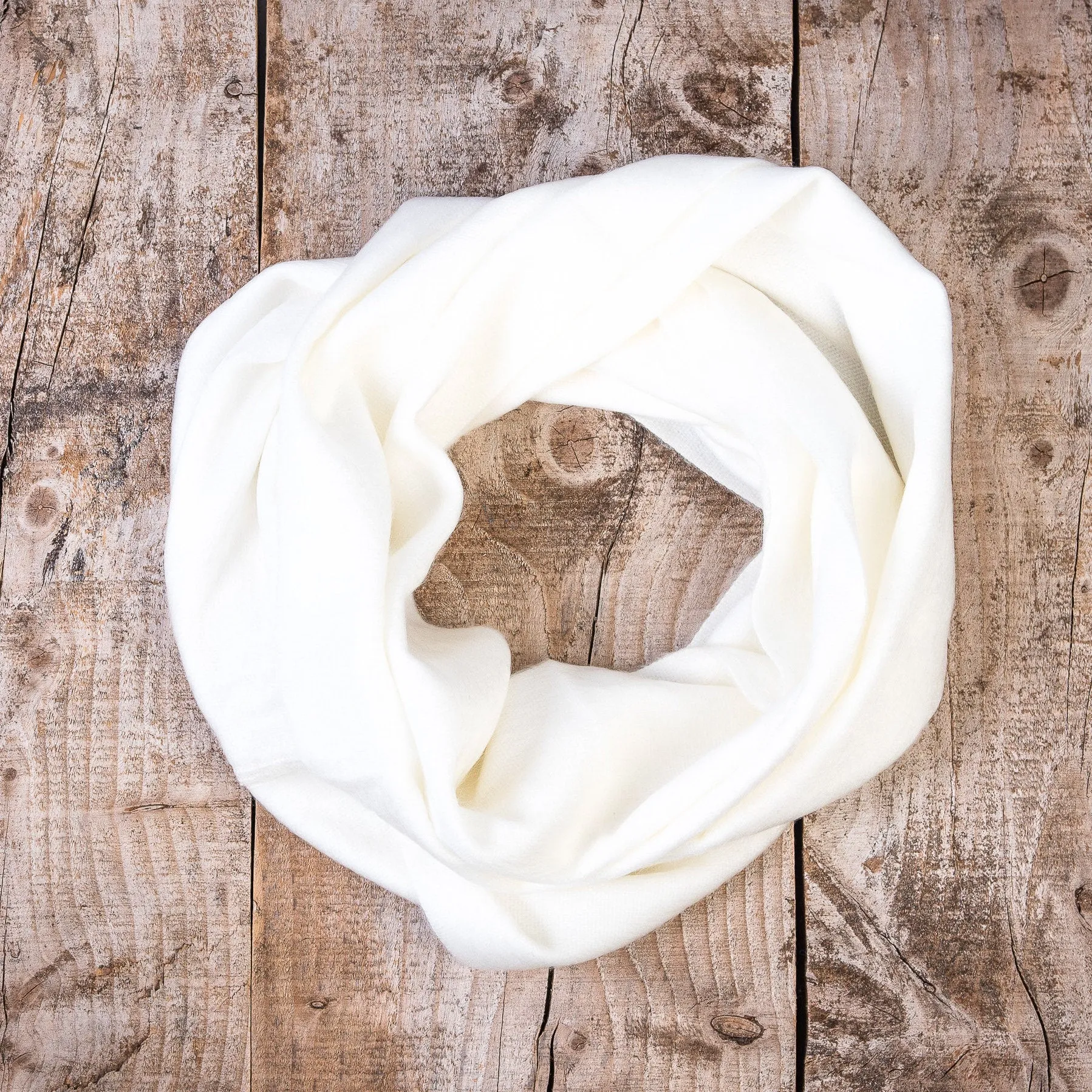 Lush Alpaca Wool Oversized Infinity Scarf (Blue)