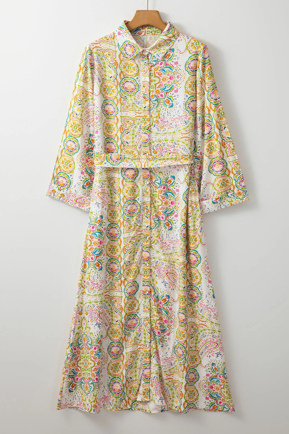 Paisley Paradise Midi Dress