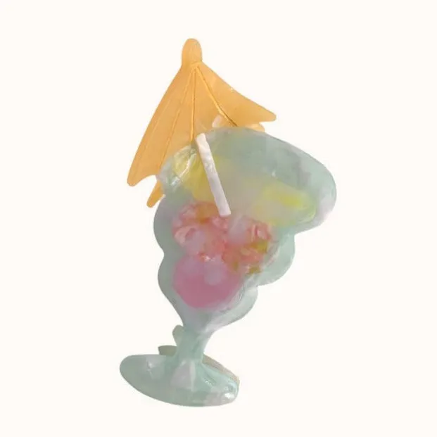 Pina Colada Cocktail Hair Claw Clip | Eco-Friendly