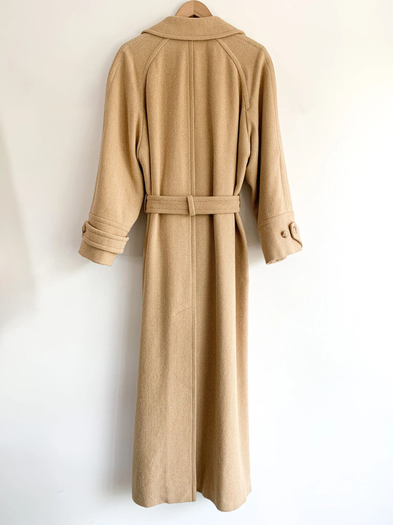 Ralph Lauren Wool Herringbone Overcoat