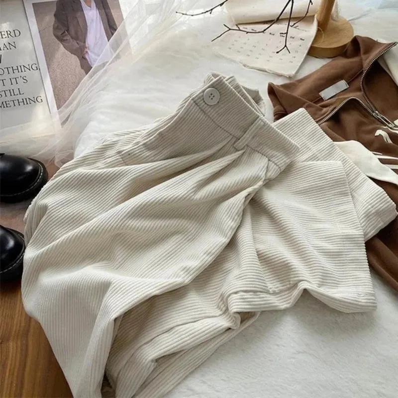 Ribbed Corduroy Trousers