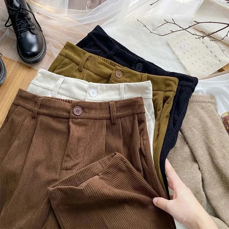 Ribbed Corduroy Trousers